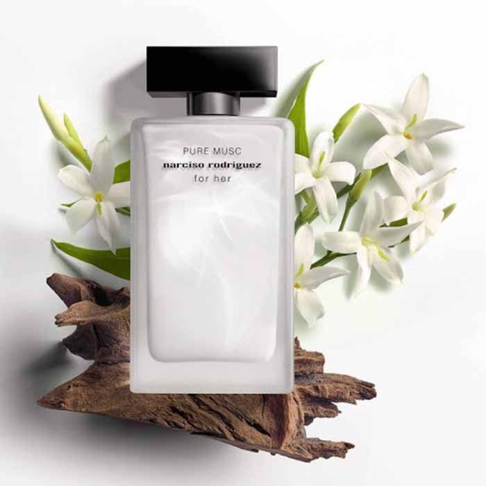 Thiết kế chai nước hoa Narciso Rodriguez Pure Musc For Her 100ml đẹp kiêu kỳ